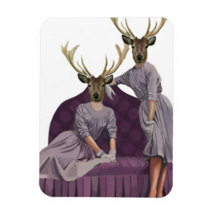 Magnet Flexible Jumeaux de cerfs communs dans Dresses.jpg pourpre