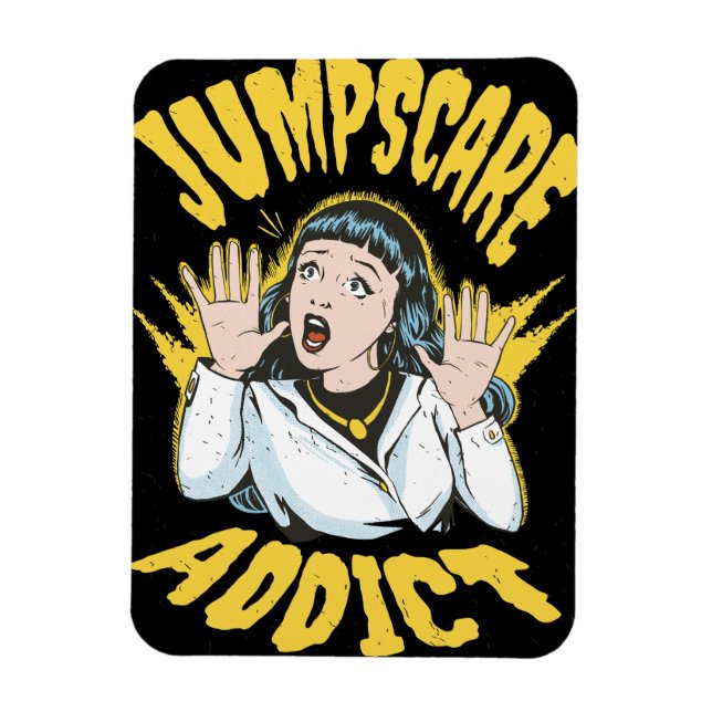 Magnet Flexible  Jumpscare Addict  (Vertical)