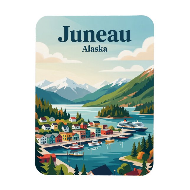 Magnet Flexible Juneau Alaska (Vertical)