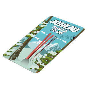 Magnet Flexible Juneau Alaska Pour Skier
