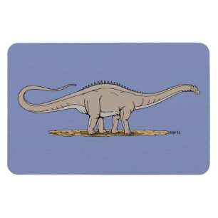 Magnet Flexible Jurassique Dinosaure Apatosaurus