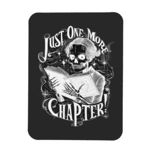 Magnet Flexible Juste un autre chapitre Skeleton Reader amusant