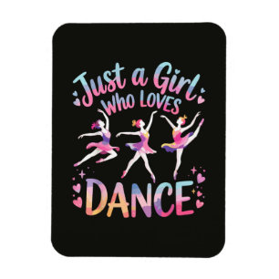 Magnet Flexible Juste une fille qui aime la danse