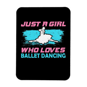 Magnet Flexible Juste Une Fille Qui Aime La Danse De Ballet