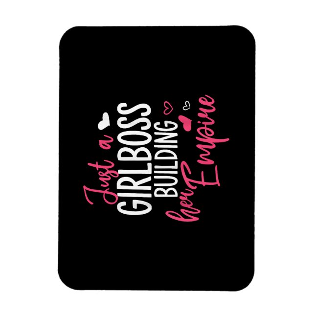 Magnet Flexible Juste une patronne qui construit son empire femmes (Vertical)