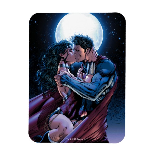 Magnet Flexible Justice League #12 Wonder Woman & Superman Kiss (Vertical)