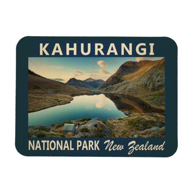 Magnet Flexible Kahurangi National Park New Zealand Vintage  (Horizontal)