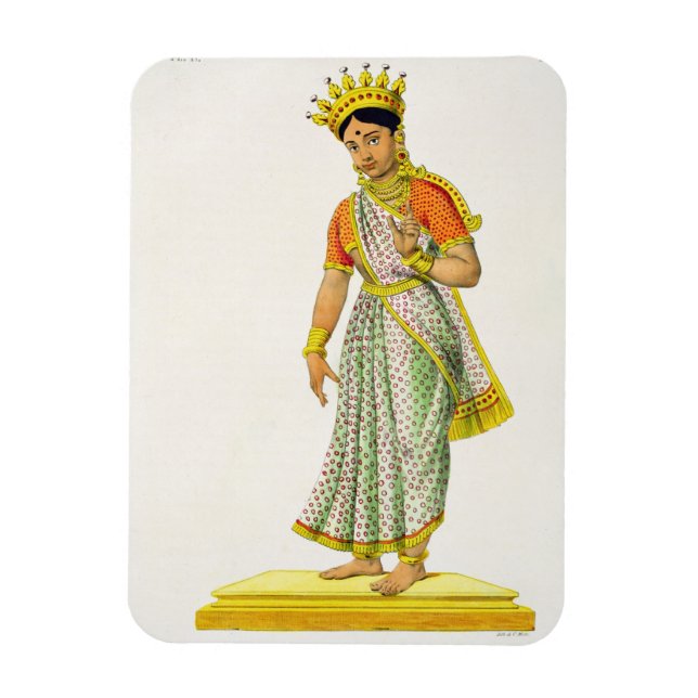 Magnet Flexible Kalika épouse de Varuna, gravée par C. de Motte (1 (Vertical)