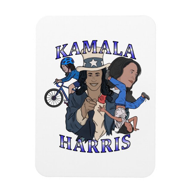 Magnet Flexible Kamala Harris Bootleg Rap (Vertical)
