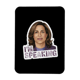 Magnet Flexible Kamala Harris Je Parle, Citation De Débat Historiq