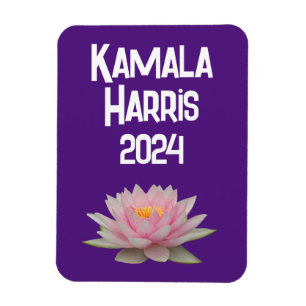 Magnet Flexible Kamala Harris Lotus 2024