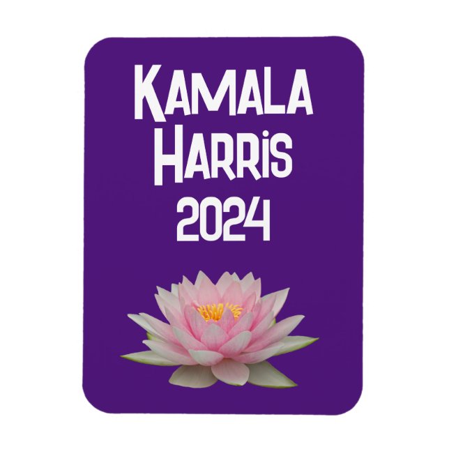 Magnet Flexible Kamala Harris Lotus 2024 (Vertical)