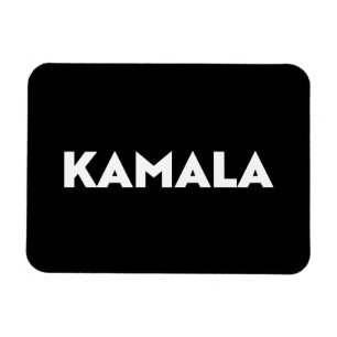 Magnet Flexible Kamala moderne typographie audacieuse minimaliste