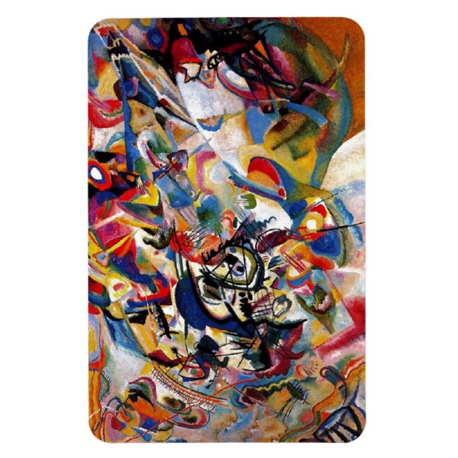Magnet Flexible Kandinsky Composition VII Peinture Abstraite (Vertical)
