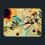 Magnet Flexible Kandinsky - Composition VIII<br><div class="desc">Composition VIII,  célèbre tableau abstrait de Wassily Kandinsky</div>