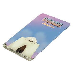 Magnet Flexible Karachi Pakistan travel poster