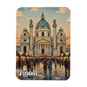 Magnet Flexible Karlskirche Karlsplatz Vienne Autriche Voyage