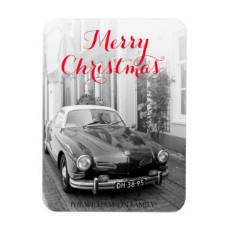 Magnet Flexible Karmann Ghia Classic Car Joyeux Noël