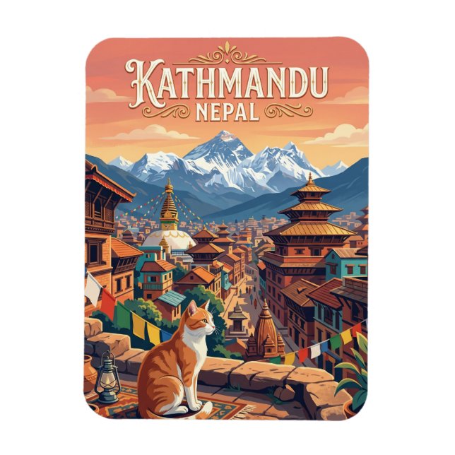 Magnet Flexible Katmandou, Népal Népal (Vertical)