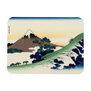 Magnet Flexible Katsushika Hokusai. Le col de l'Inume dans la prov