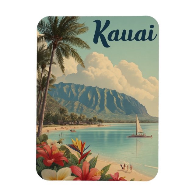 Magnet Flexible Kauai vintage (Vertical)