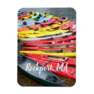Magnet Flexible Kayaks colorés, Rockport MA