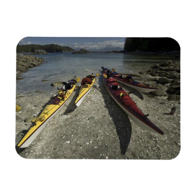 Magnet Flexible Kayaks sur l'île Dicebox, Broken Island Group, (Horizontal)