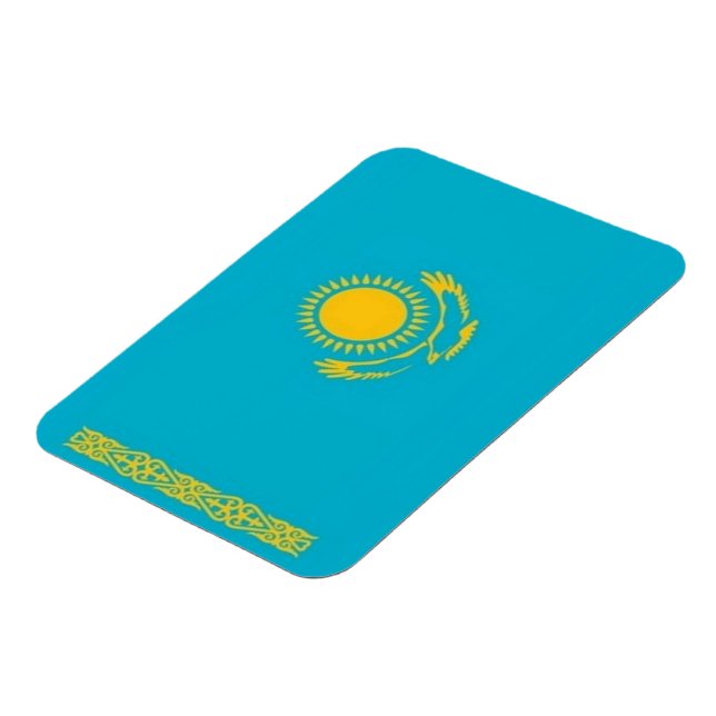 Magnet Flexible Kazakhstan - Drapeau - (Côté Gauche)