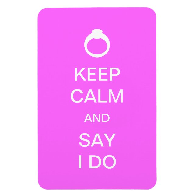 Magnet Flexible Keep Calm (Vertical)