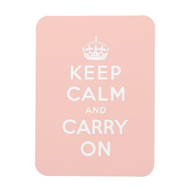 Magnet Flexible keep calm and carry on original (Vertical)