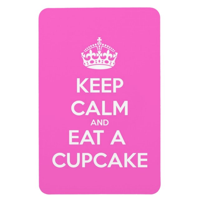 Magnet Flexible Keep Calm et Eat a Cupcake (Vertical)