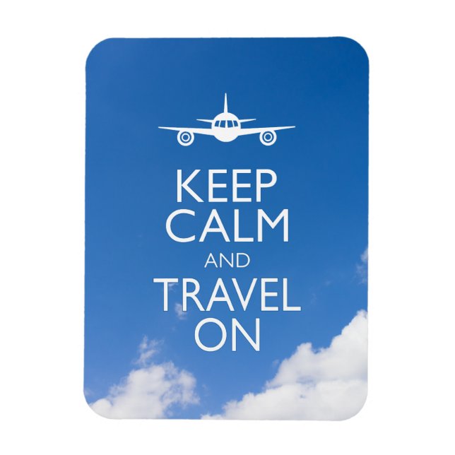 MAGNET FLEXIBLE KEEP CALM ET TRAVEL (Vertical)