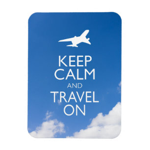 MAGNET FLEXIBLE KEEP CALM ET TRAVEL
