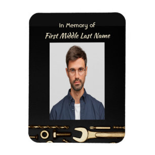 Magnet Flexible Keepsaké mémorial Outils de prière photo Mécanique