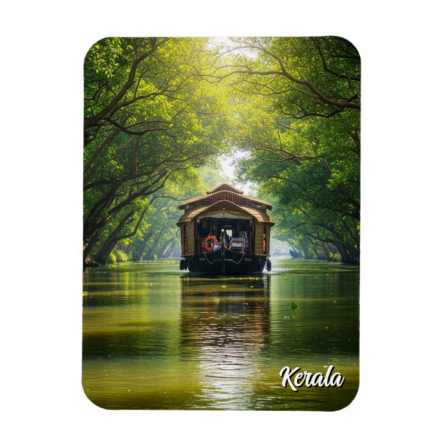 Magnet Flexible Kerala Houseboat India (Vertical)