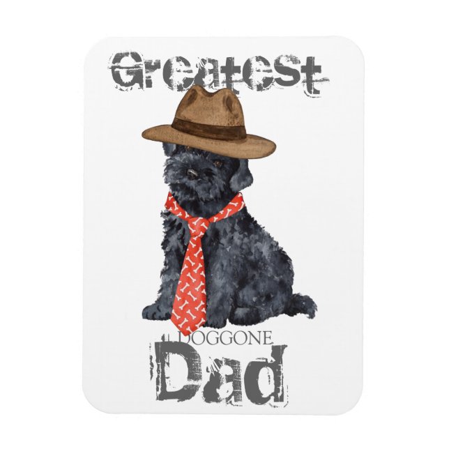 Magnet Flexible Kerry Blue Papa (Vertical)