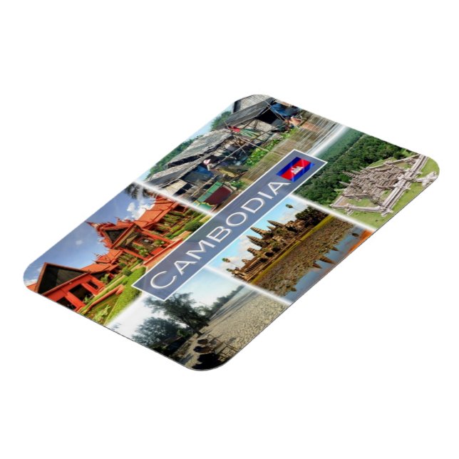 Magnet Flexible KH Cambodge - Phnom Penh - (Côté Gauche)