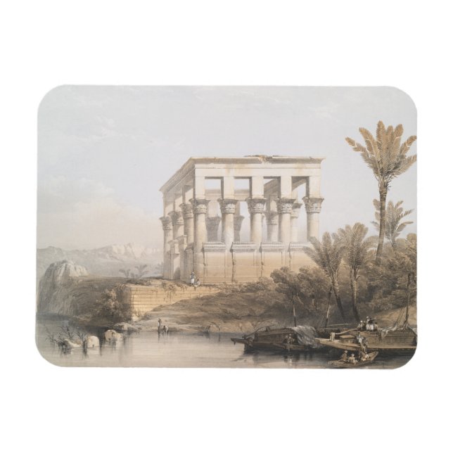 Magnet Flexible Kiosque de Trajan, hypaethral Temple à Philae Egyp (Horizontal)