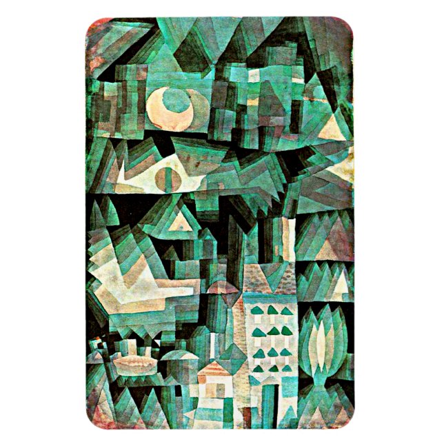 Magnet Flexible Klee - Dream City, art abstrait (Vertical)