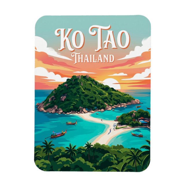 Magnet Flexible Ko Tao Thaïlande (Vertical)
