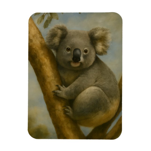 Magnet Flexible Koala à la lumière calme (Vertical)