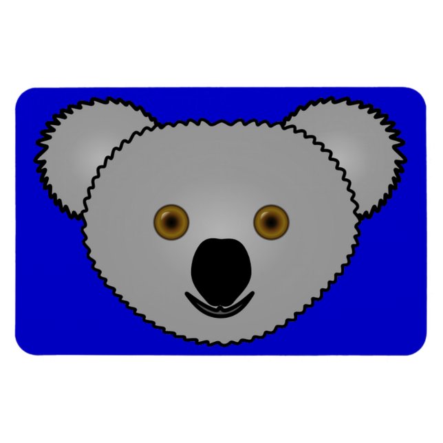 Magnet Flexible Koala Ours Aussi Safari Paix Amour Nature Destinée (Horizontal)