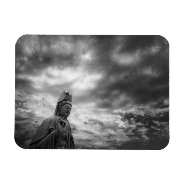 Magnet Flexible Kuan Yin Statue Art (Horizontal)