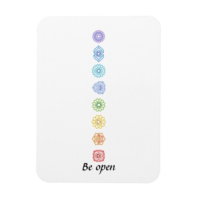 Magnet Flexible Kundalini Chakras (Vertical)