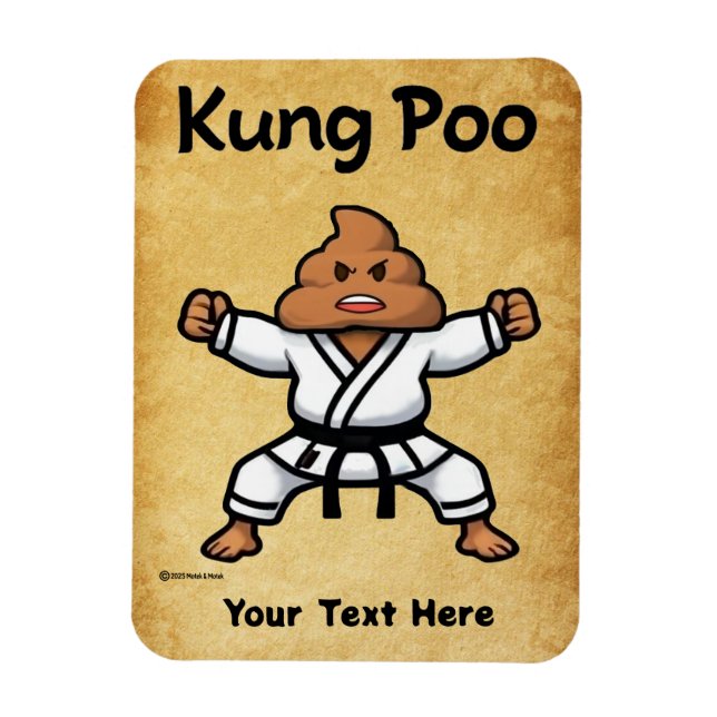 Magnet Flexible Kung Poo Karate (Vertical)