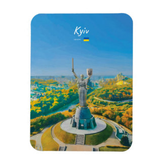 Magnet Flexible Kyiv, Ukraine - Monument de la Mère Ukraine arrond