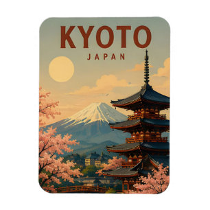 Magnet Flexible Kyoto Japon Anciens Temples Voyage Traditionnel ⛩️