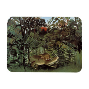 Magnet Flexible L’aimant Lion affamé de Rousseau
