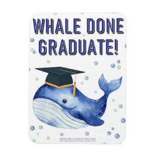 MAGNET FLEXIBLE LA BALEINE A FAIT UN DIPLÔME !