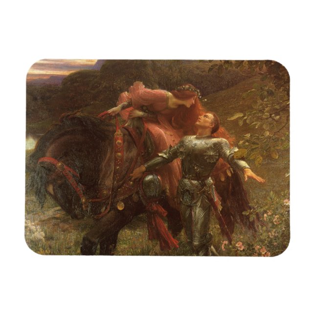 Magnet Flexible La Belle Dame sans Merci de Sir Frank Dicksee (Horizontal)